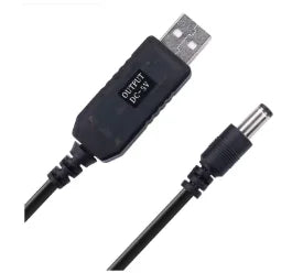 USB power cable – boosts 5V input to selectable 5V/9V/12V output, ideal for powering WiFi .