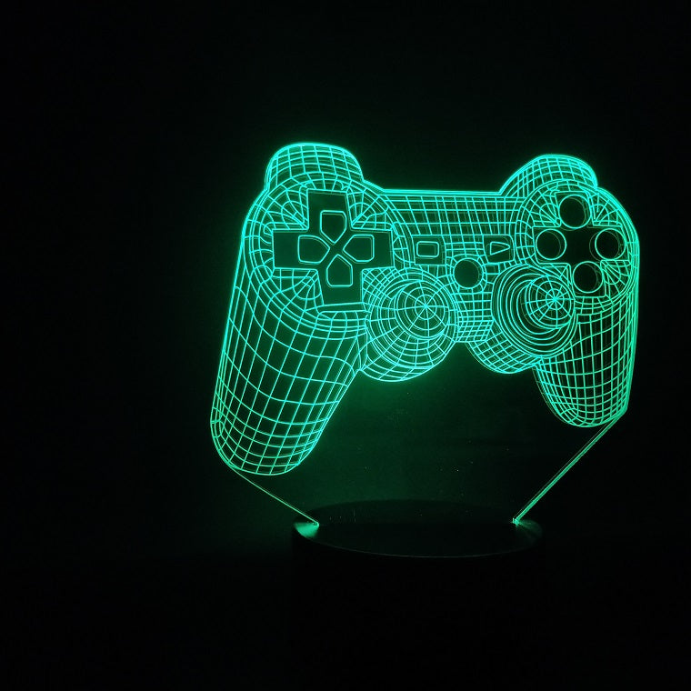Game Controller 3D colorful lamp