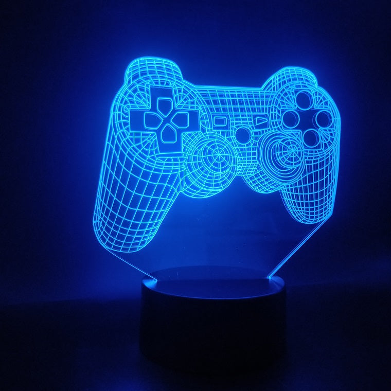 Game Controller 3D colorful lamp