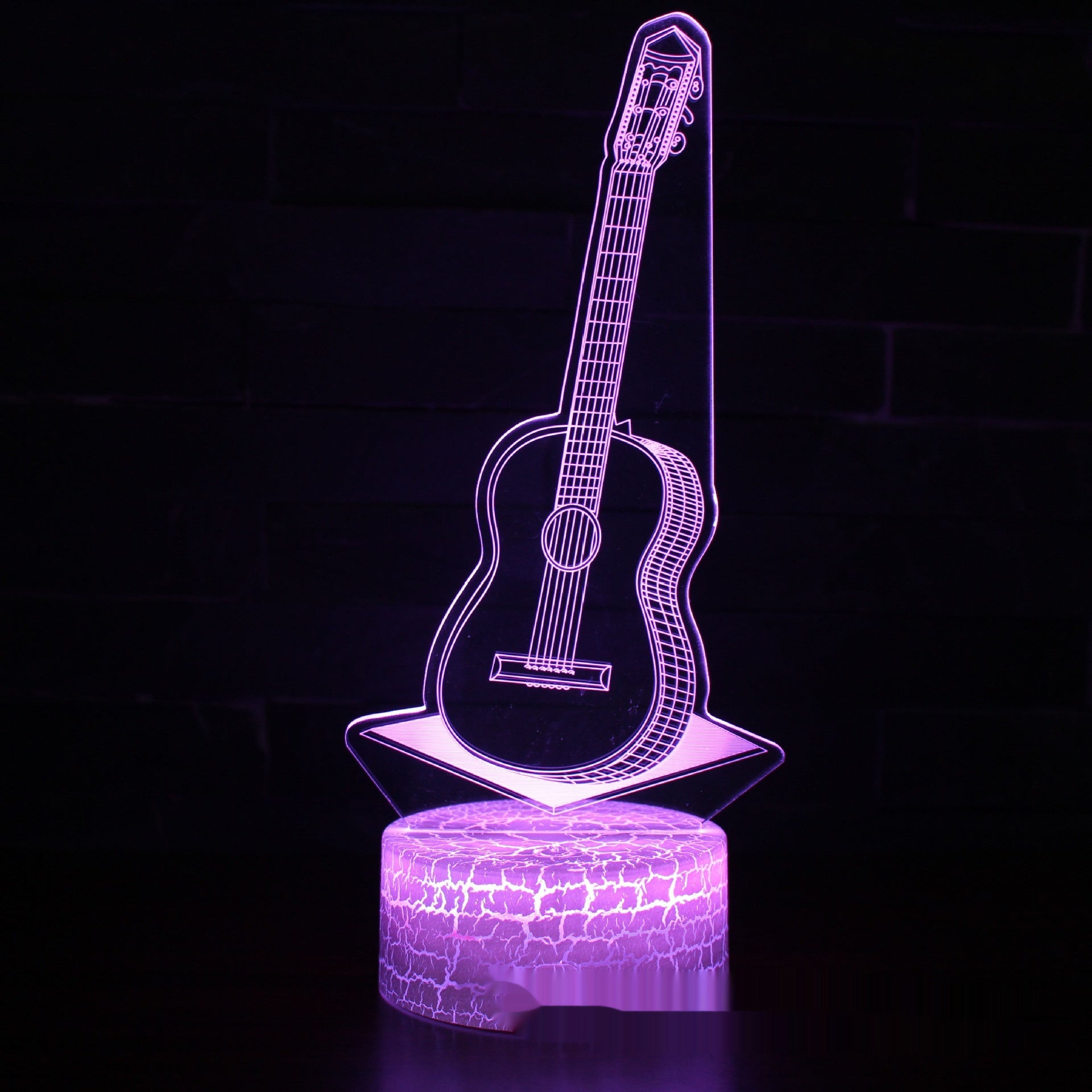Electric Guitar Violin Series 3D Table Lamp