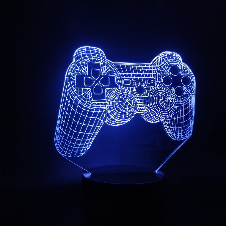 Game Controller 3D colorful lamp