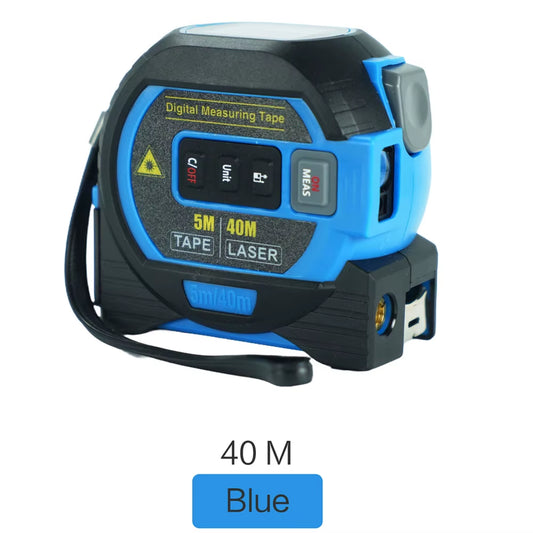 Revolutionary 3-In-1 Laser Tape Measure: High Precision 40/60M Infrared Distance Measuring Tool for Accurate Measurements
