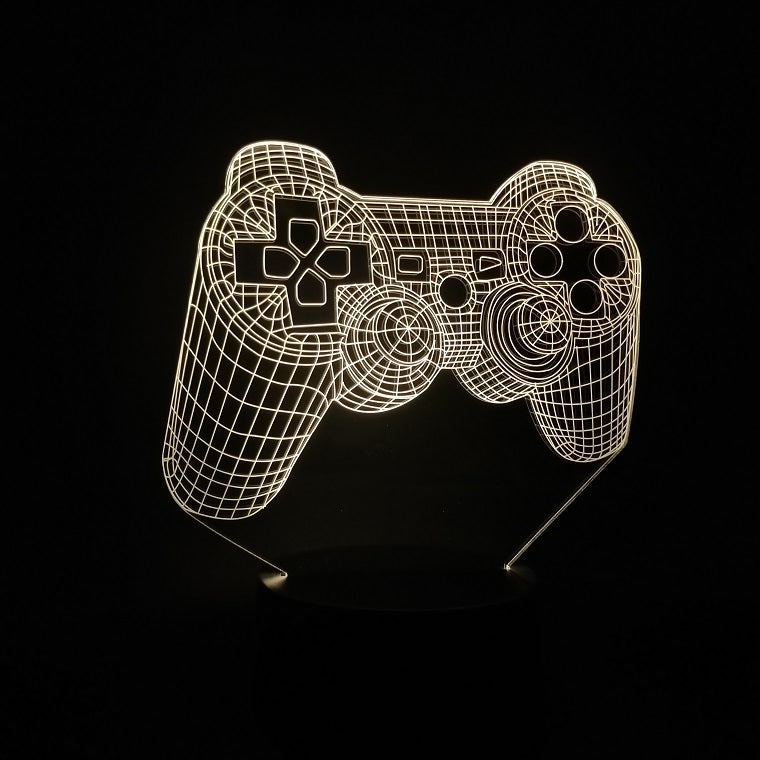Game Controller 3D colorful lamp