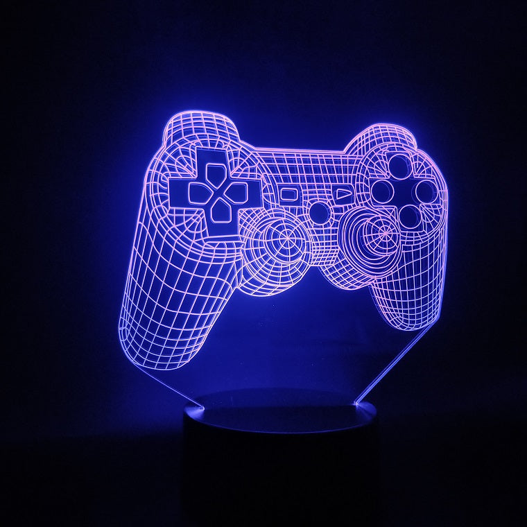 Game Controller 3D colorful lamp