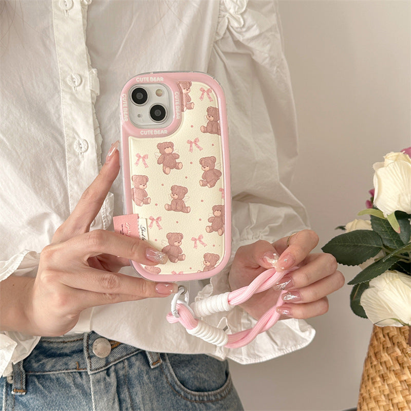 Bow Bear Suitable Phone Case Lanyard