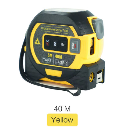Revolutionary 3-In-1 Laser Tape Measure: High Precision 40/60M Infrared Distance Measuring Tool for Accurate Measurements