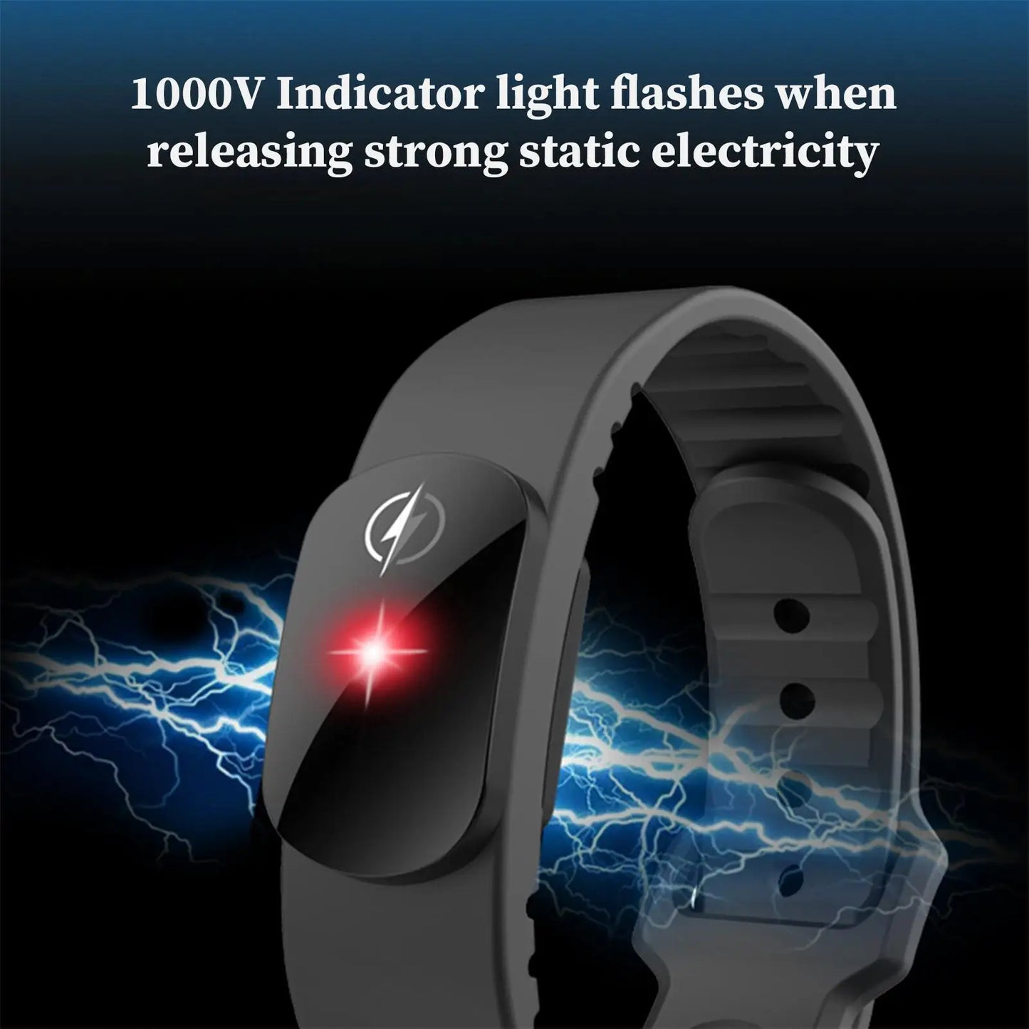 Wrist Grounding Strap Unisex Anti Static Adjustable Wrist Strap Electrostatic Removal Grounding Bracelet For Adults Women Men