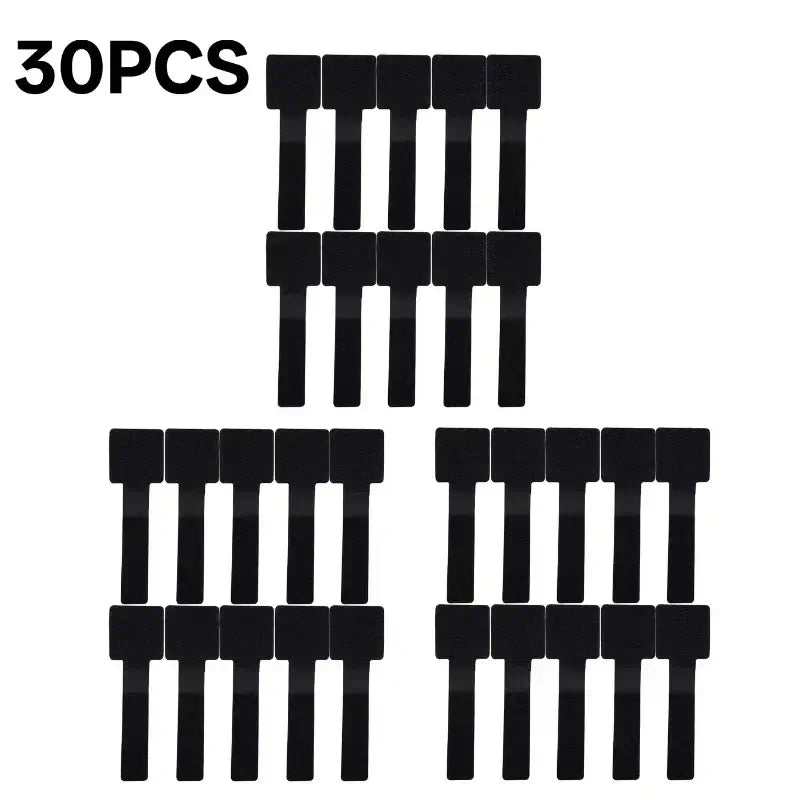 New Reusable Velcro Cable Ties: Self-Adhesive & Adjustable Cable Holder, Ideal as Desktop Cord Storage Organiser