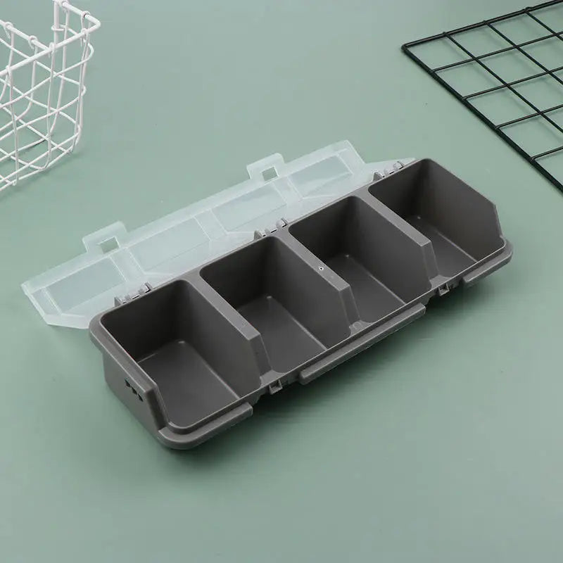 Multi Compartment Organizer Box Durable Storage Case