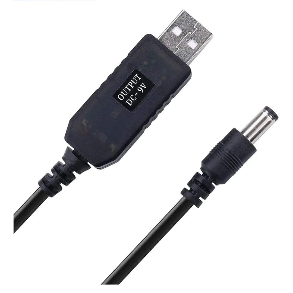 USB power cable – boosts 5V input to selectable 5V/9V/12V output, ideal for powering WiFi .