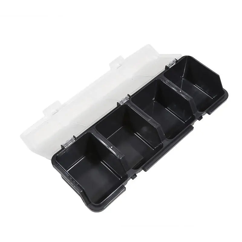Multi-Compartment Organizer Box for Screws Small Parts Durable Plastic Hardware/Jewelry Storage Case Screw Organizer Tools Box