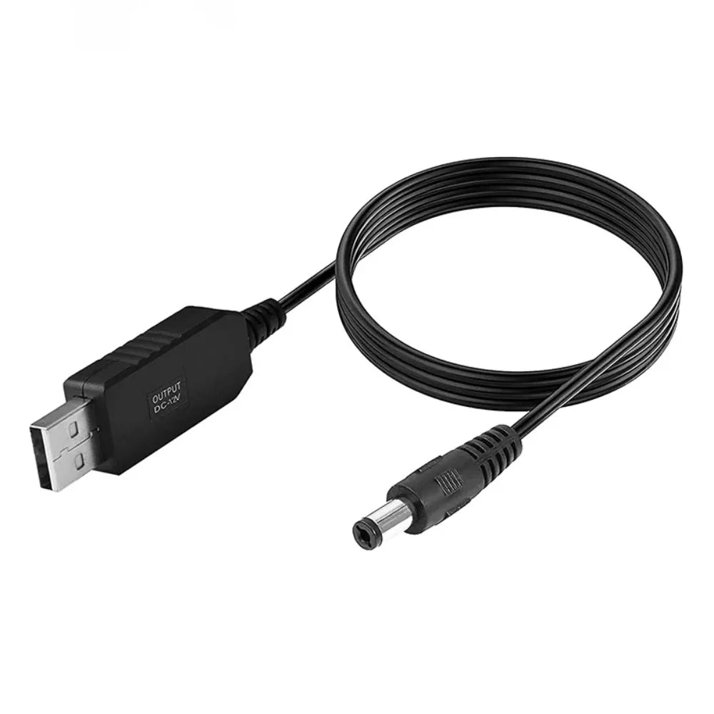 USB power cable – boosts 5V input to selectable 5V/9V/12V output, ideal for powering WiFi .