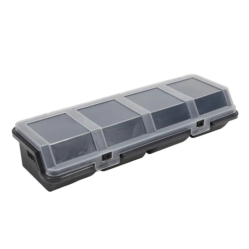 Multi-Compartment Organizer Box for Screws Small Parts Durable Plastic Hardware/Jewelry Storage Case Screw Organizer Tools Box