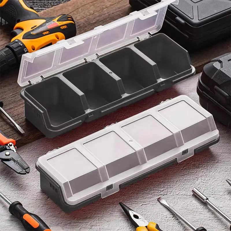 Multi Compartment Organizer Box Durable Storage Case