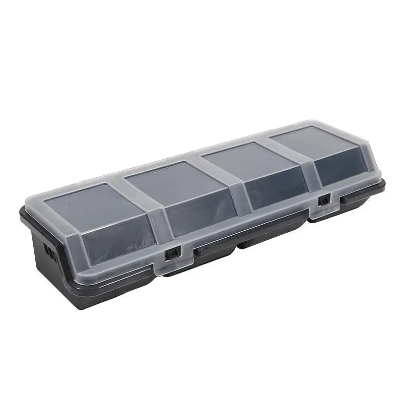 Multi-Compartment Organizer Box for Screws Small Parts Durable Plastic Hardware/Jewelry Storage Case Screw Organizer Tools Box