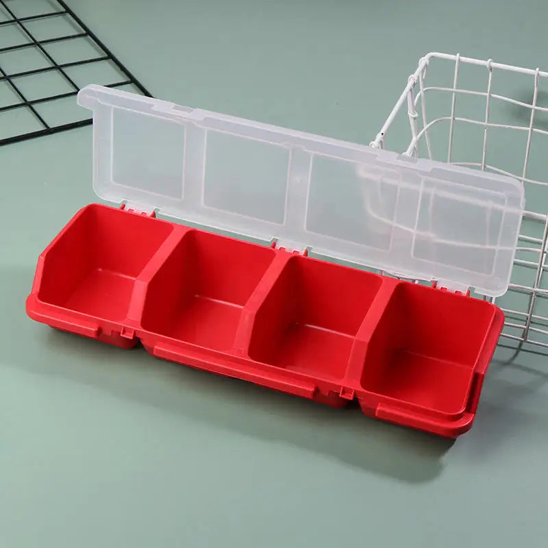 Multi Compartment Organizer Box Durable Storage Case