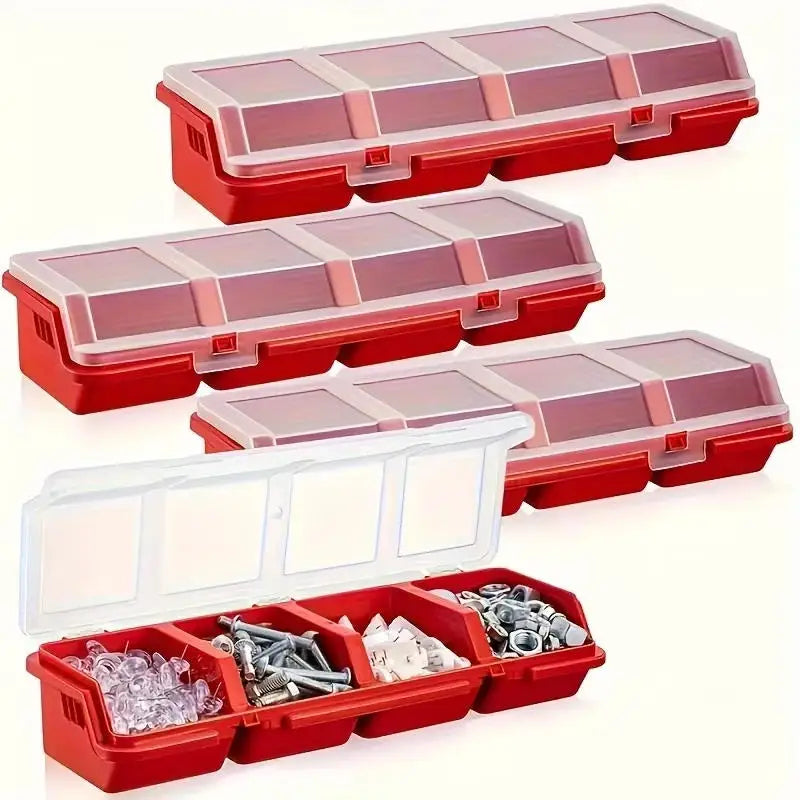 Multi Compartment Organizer Box Durable Storage Case