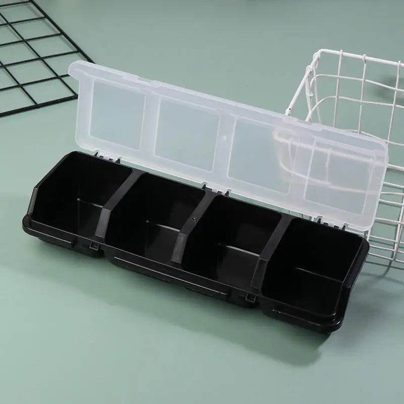 Multi Compartment Organizer Box Durable Storage Case
