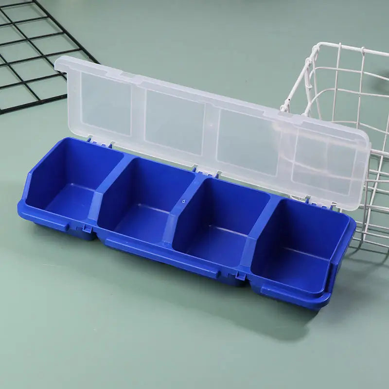 Multi Compartment Organizer Box Durable Storage Case