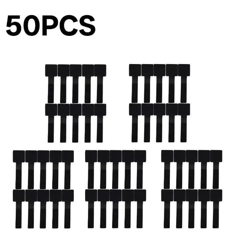 New Reusable Velcro Cable Ties: Self-Adhesive & Adjustable Cable Holder, Ideal as Desktop Cord Storage Organiser
