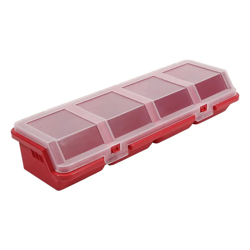 Multi-Compartment Organizer Box for Screws Small Parts Durable Plastic Hardware/Jewelry Storage Case Screw Organizer Tools Box