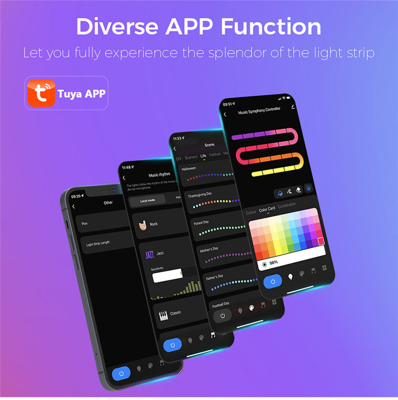 12V LED Flexible Neon Light Strip With Full Color Flowing Light